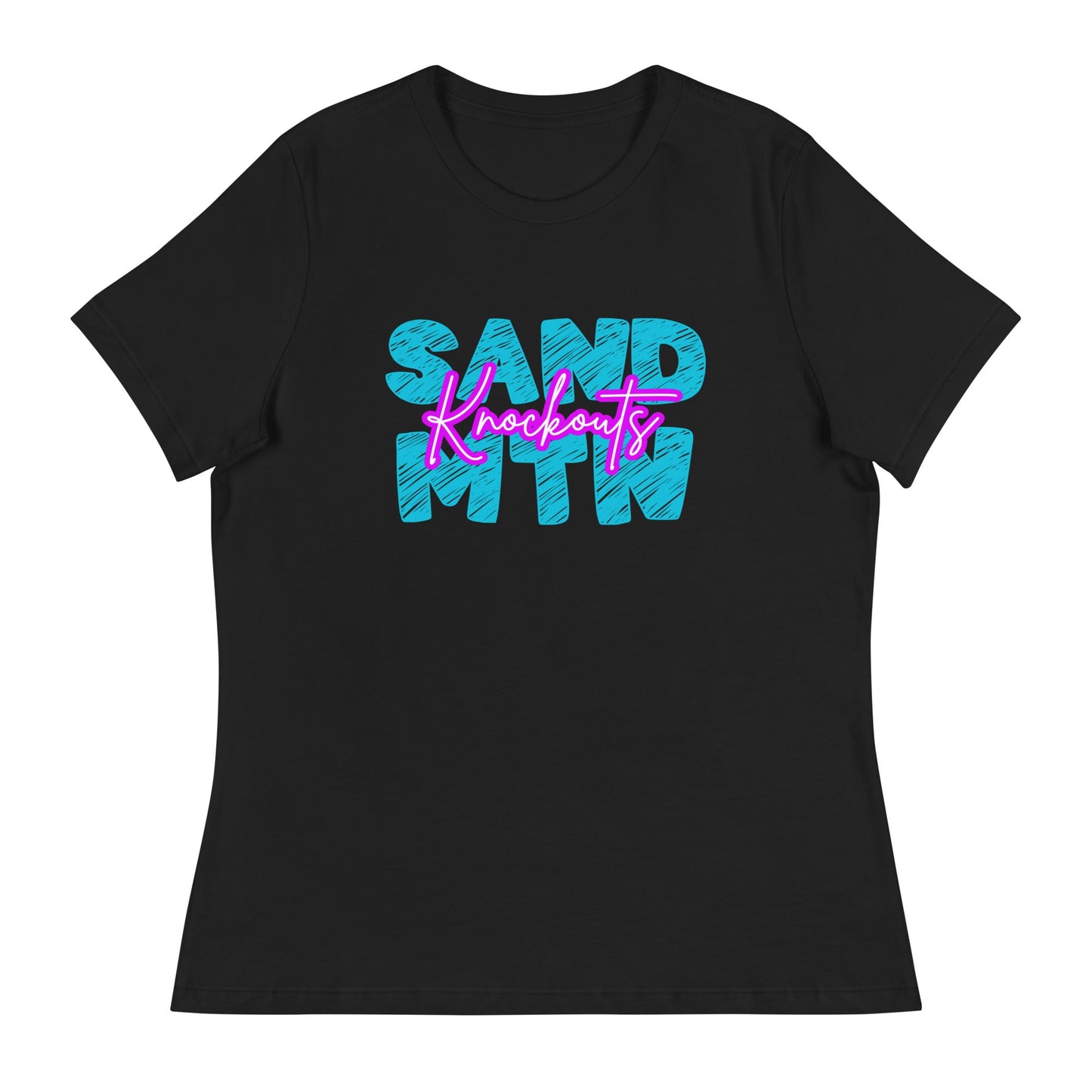 Performance | Women's Relaxed T Shirt | Sand Mountain Knockouts | MTN Logo