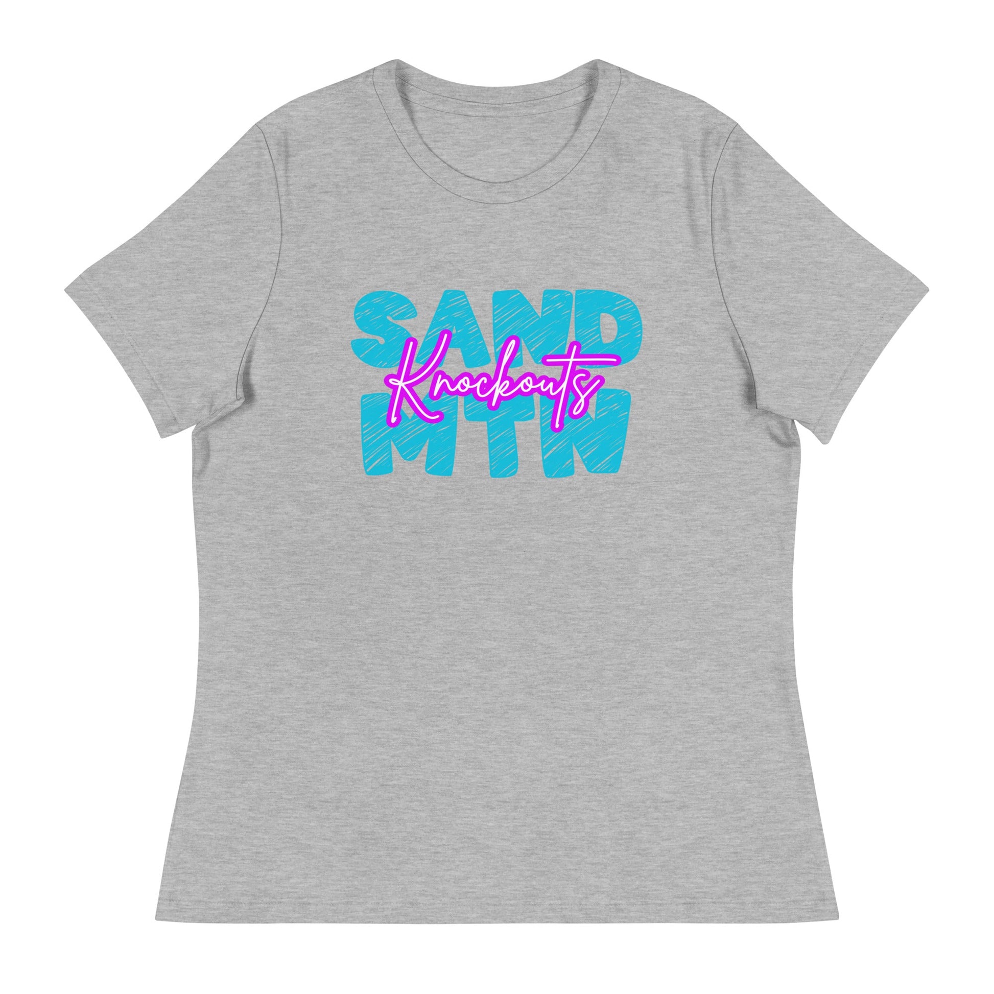 Performance | Women's Relaxed T Shirt | Sand Mountain Knockouts | MTN Logo