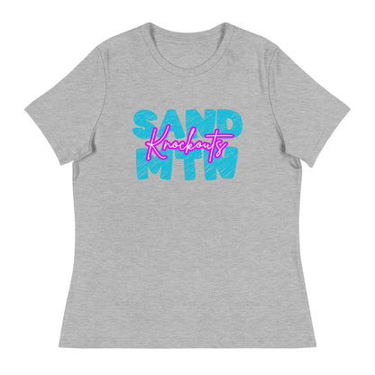 Performance | Women's Relaxed T Shirt | Sand Mountain Knockouts | MTN Logo