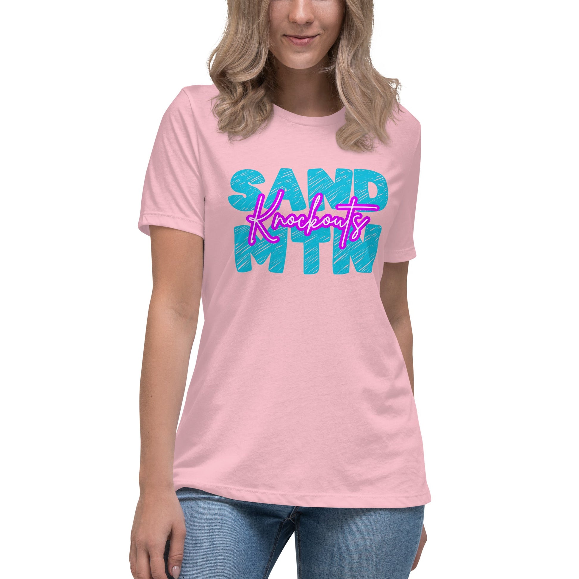 Performance | Women's Relaxed T Shirt | Sand Mountain Knockouts | MTN Logo
