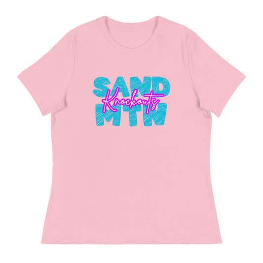 Performance | Women's Relaxed T Shirt | Sand Mountain Knockouts | MTN Logo