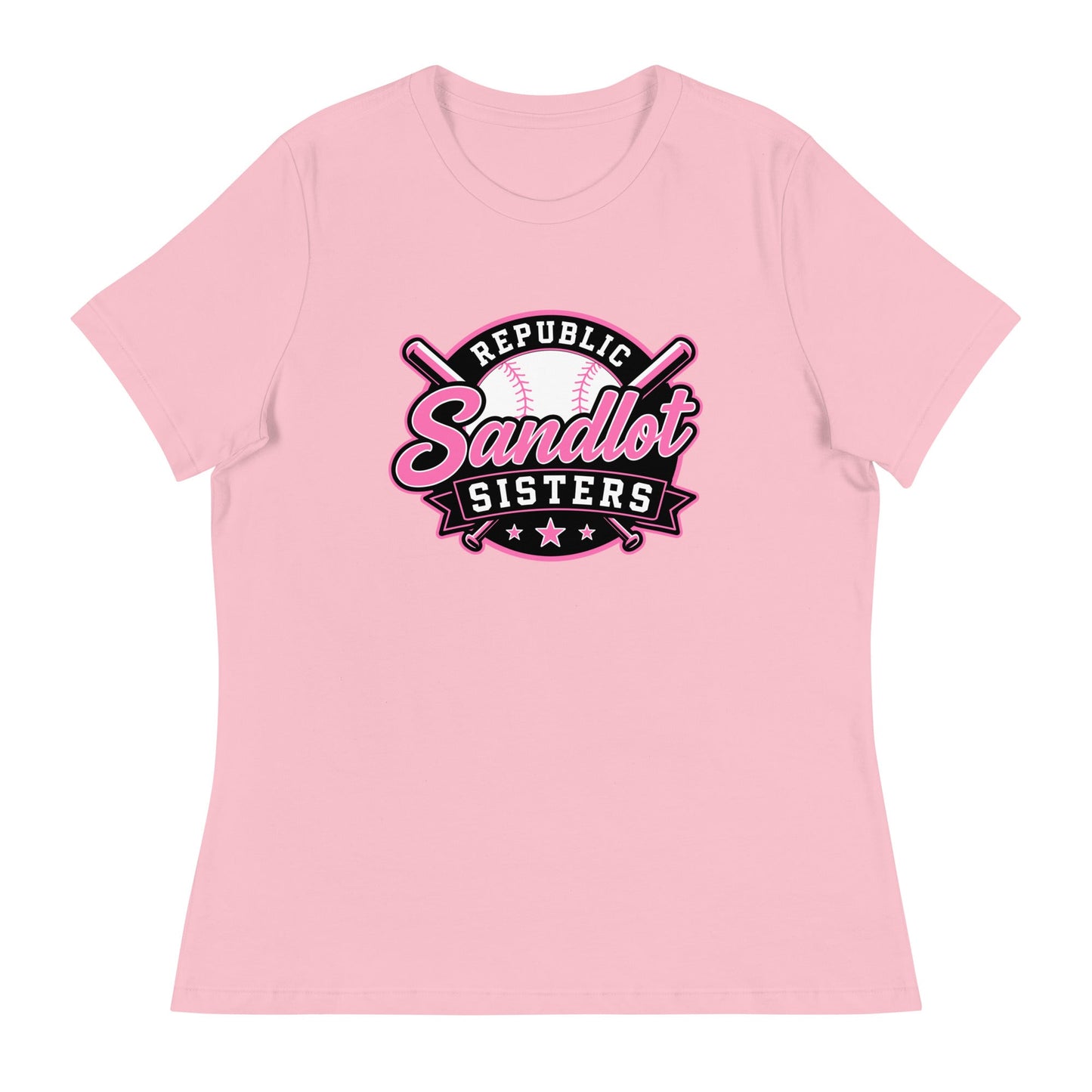 Performance | Women's Relaxed T Shirt | Sandlot Sisters | Badge Logo