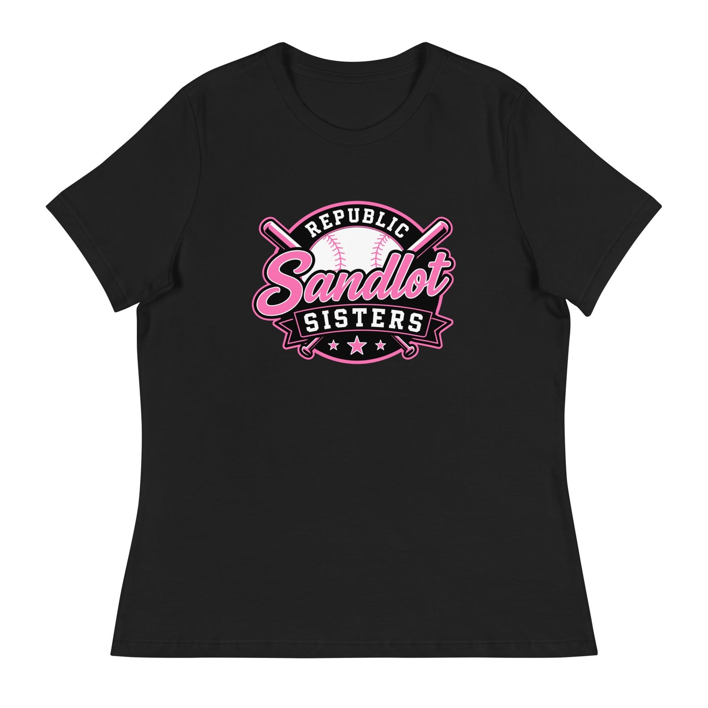 Performance | Women's Relaxed T Shirt | Sandlot Sisters | Badge Logo