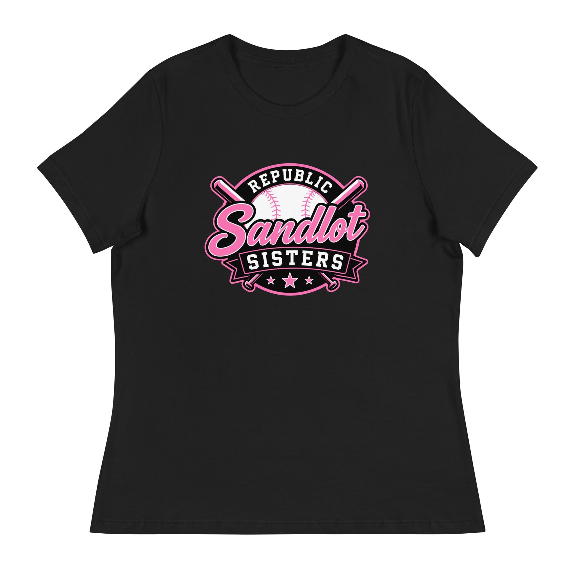 Performance | Women's Relaxed T Shirt | Sandlot Sisters | Badge Logo