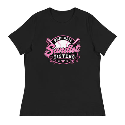 Performance | Women's Relaxed T Shirt | Sandlot Sisters | Badge Logo