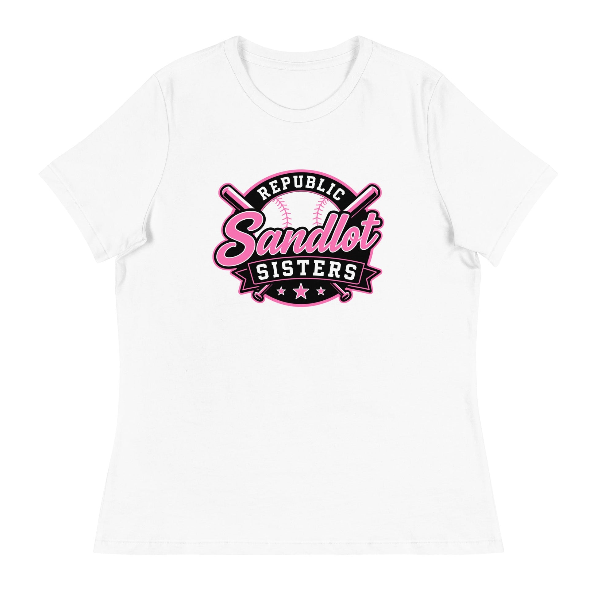 Performance | Women's Relaxed T Shirt | Sandlot Sisters | Badge Logo