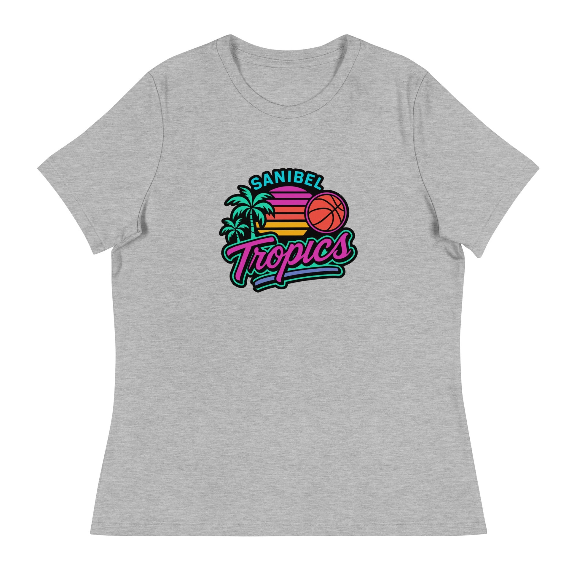 Performance | Women's Relaxed T Shirt | Sanibel Tropics | Coastal Clash Logo