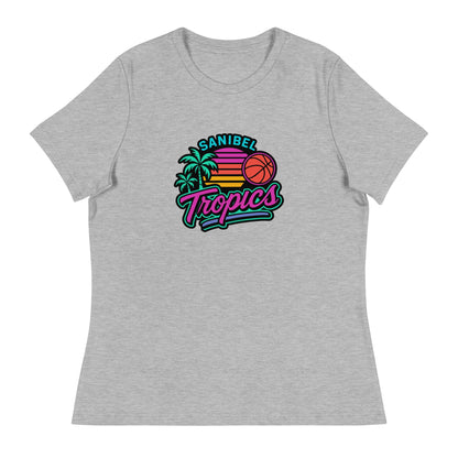 Performance | Women's Relaxed T Shirt | Sanibel Tropics | Coastal Clash Logo