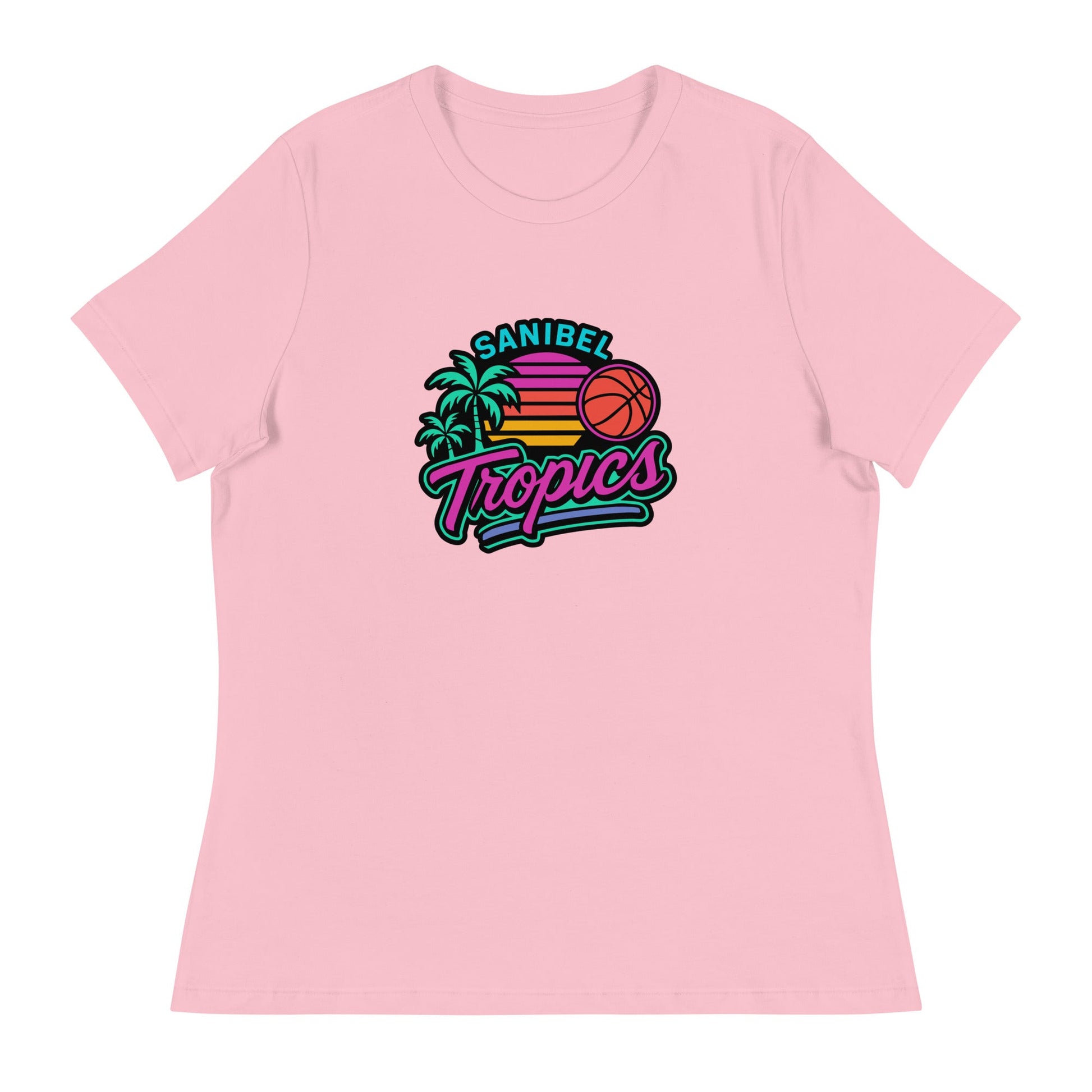 Performance | Women's Relaxed T Shirt | Sanibel Tropics | Coastal Clash Logo