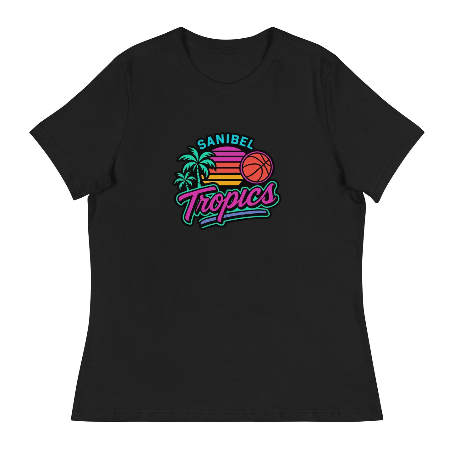 Performance | Women's Relaxed T Shirt | Sanibel Tropics | Coastal Clash Logo