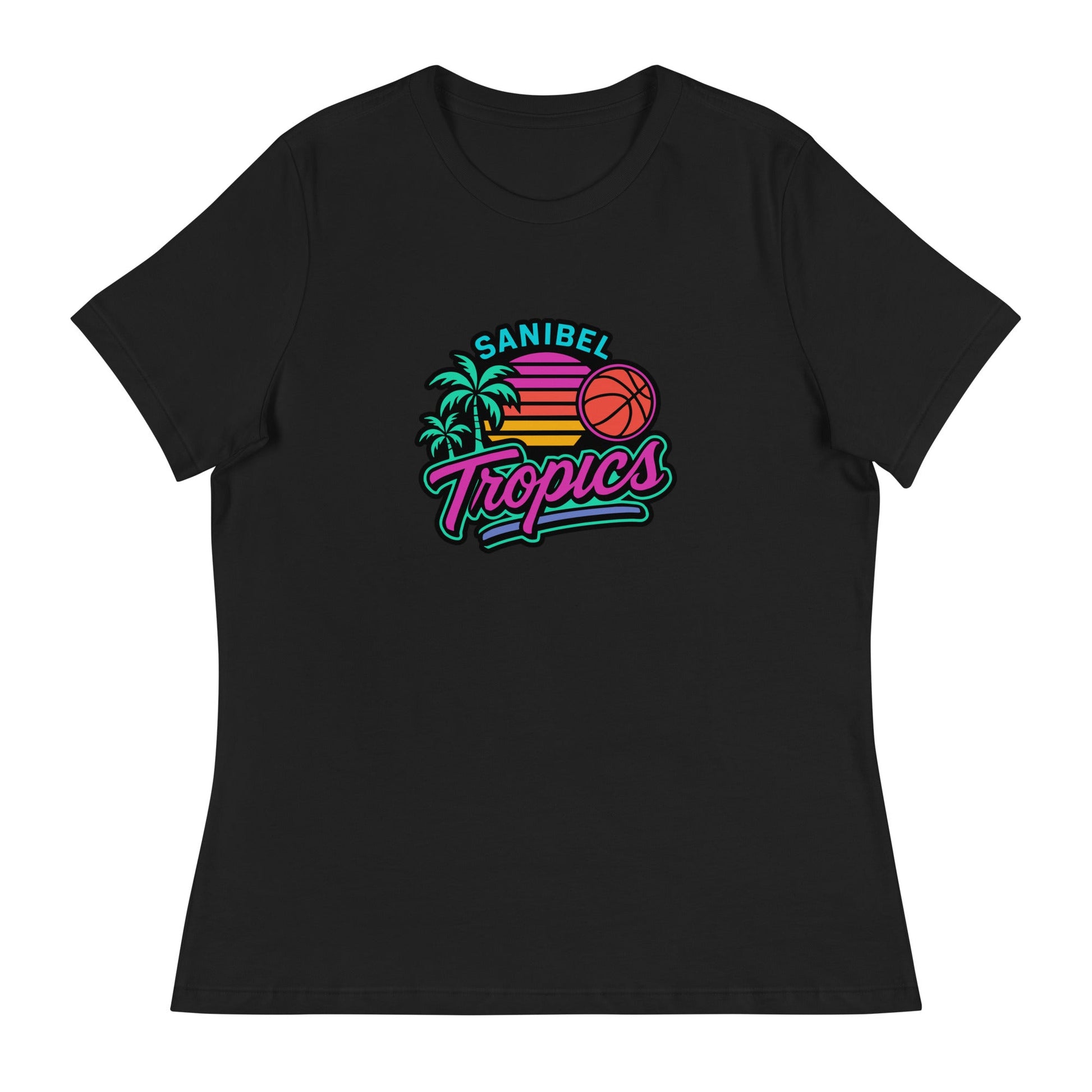 Performance | Women's Relaxed T Shirt | Sanibel Tropics | Coastal Clash Logo