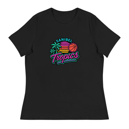 Performance | Women's Relaxed T Shirt | Sanibel Tropics | Coastal Clash Logo