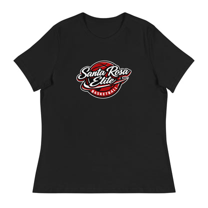 Performance | Women's Relaxed T Shirt | Santa Rosa Elite | Crimson Crest Logo