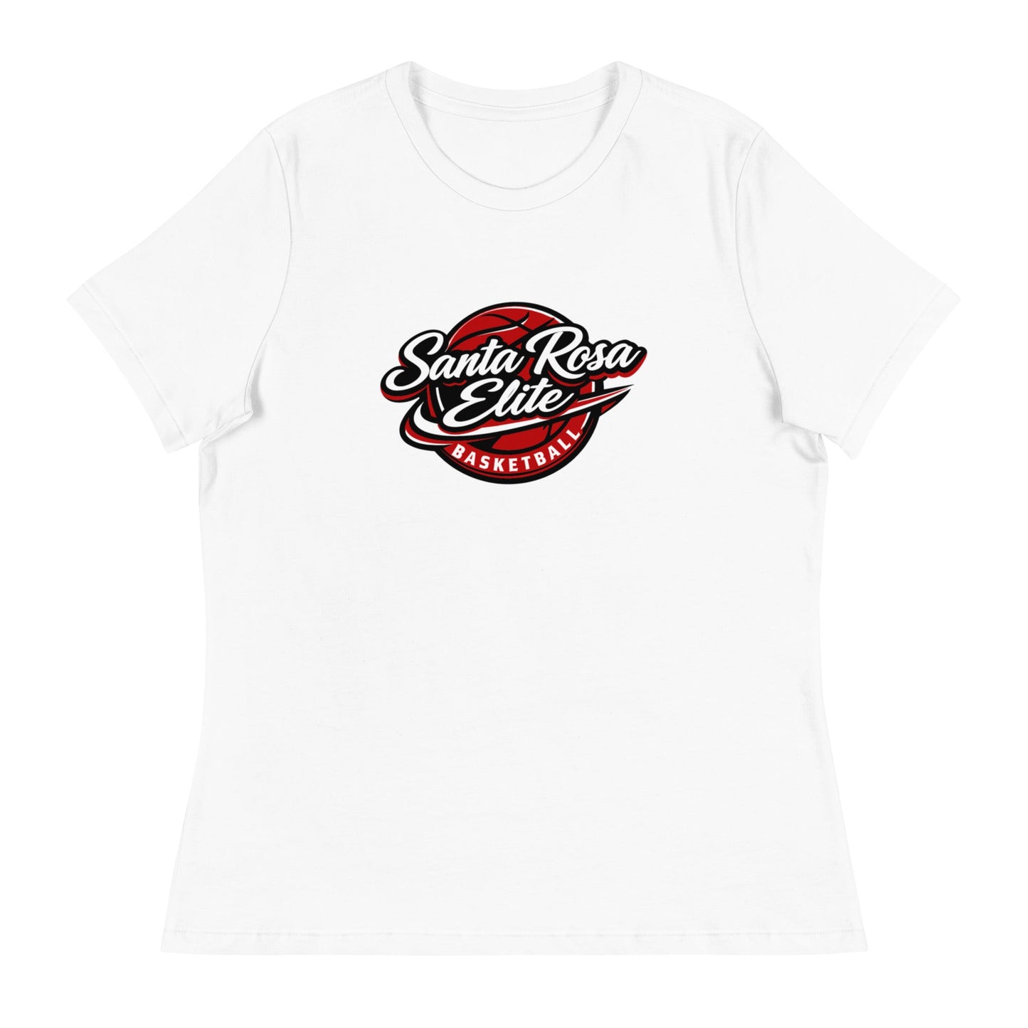 Performance | Women's Relaxed T Shirt | Santa Rosa Elite | Crimson Crest Logo