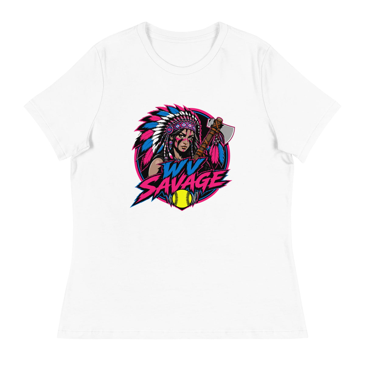 Performance | Women's Relaxed T Shirt | Savage | Crest Logo