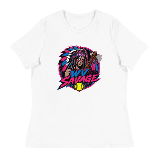 Performance | Women's Relaxed T Shirt | Savage | Crest Logo
