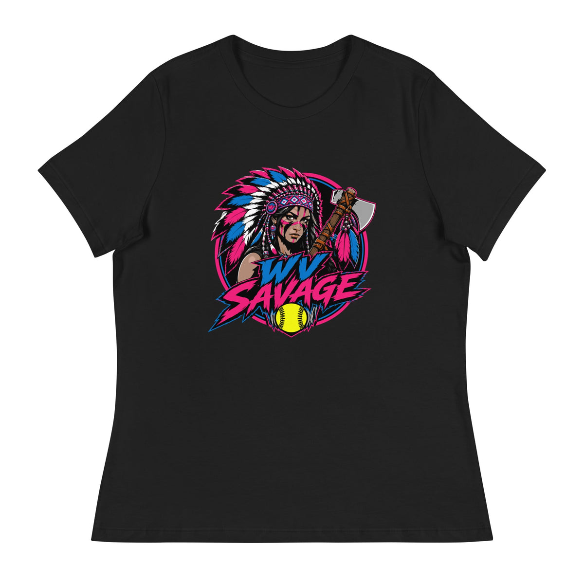 Performance | Women's Relaxed T Shirt | Savage | Crest Logo