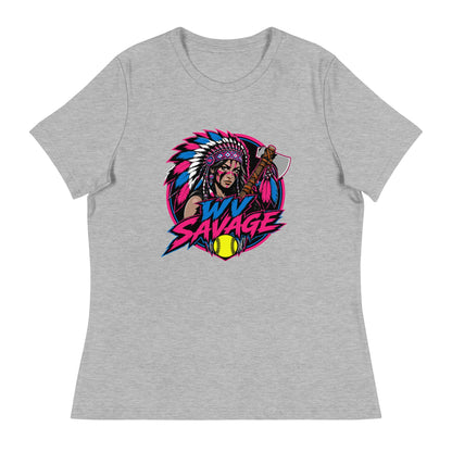 Performance | Women's Relaxed T Shirt | Savage | Crest Logo