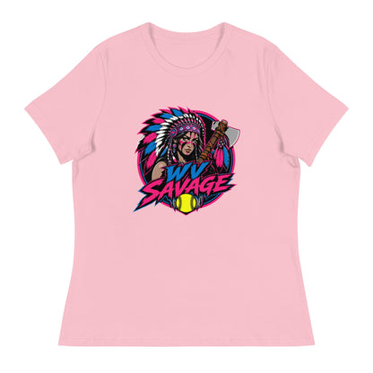Performance | Women's Relaxed T Shirt | Savage | Crest Logo