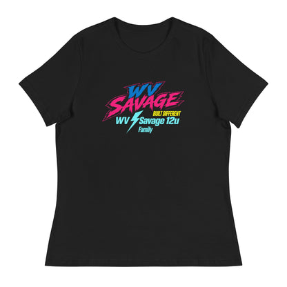 Performance | Women's Relaxed T Shirt | Savage | Modern Text Logo
