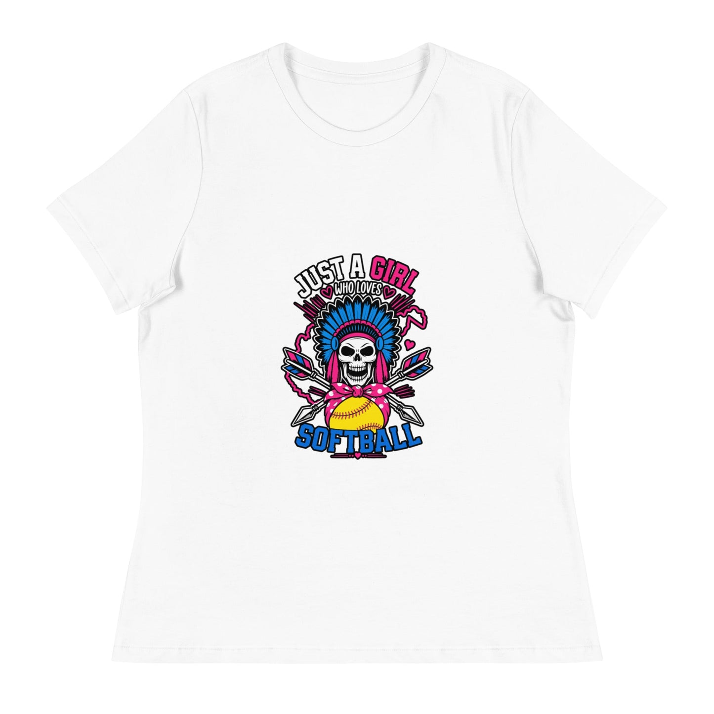Performance | Women's Relaxed T Shirt | Savage Softball | Athletics Logo