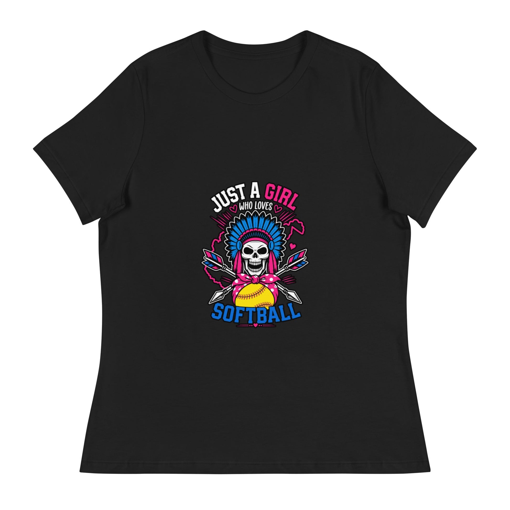 Performance | Women's Relaxed T Shirt | Savage Softball | Athletics Logo