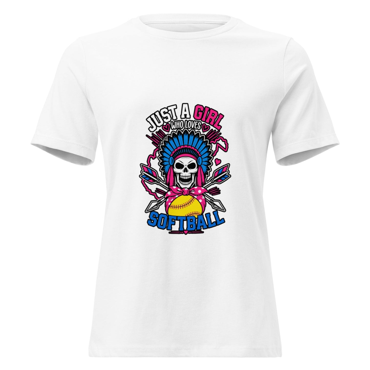 Performance | Women's Relaxed T Shirt | Savage Softball | Athletics Logo