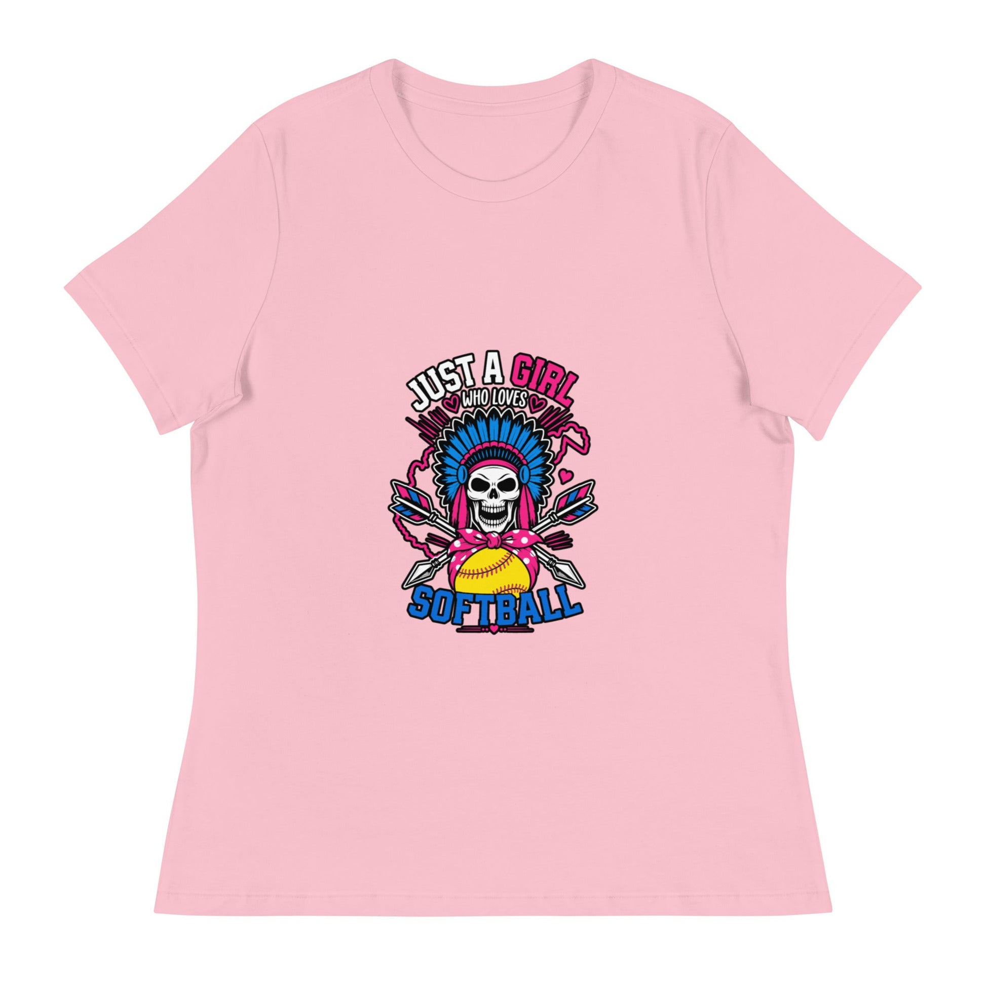 Performance | Women's Relaxed T Shirt | Savage Softball | Athletics Logo