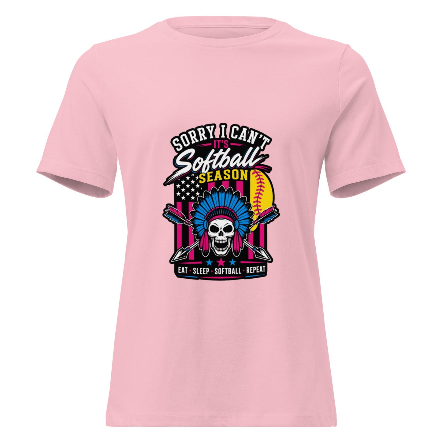 Performance | Women's Relaxed T Shirt | Savage Softball | Tribal Ace Logo