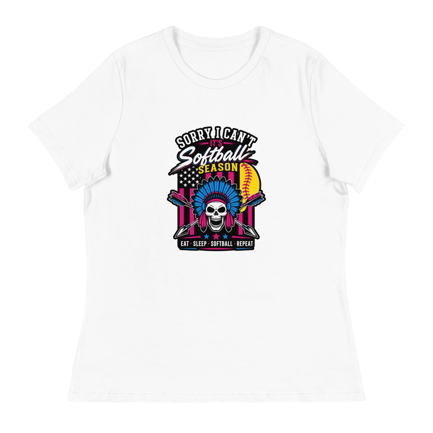 Performance | Women's Relaxed T Shirt | Savage Softball | Tribal Ace Logo