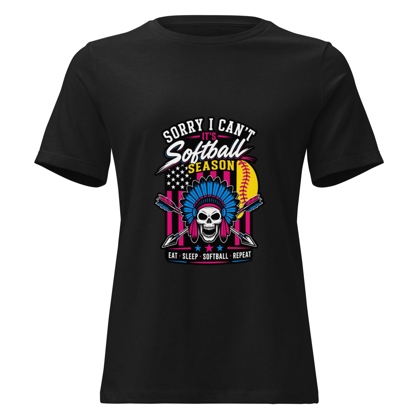 Performance | Women's Relaxed T Shirt | Savage Softball | Tribal Ace Logo