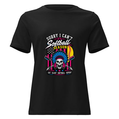 Performance | Women's Relaxed T Shirt | Savage Softball | Tribal Ace Logo