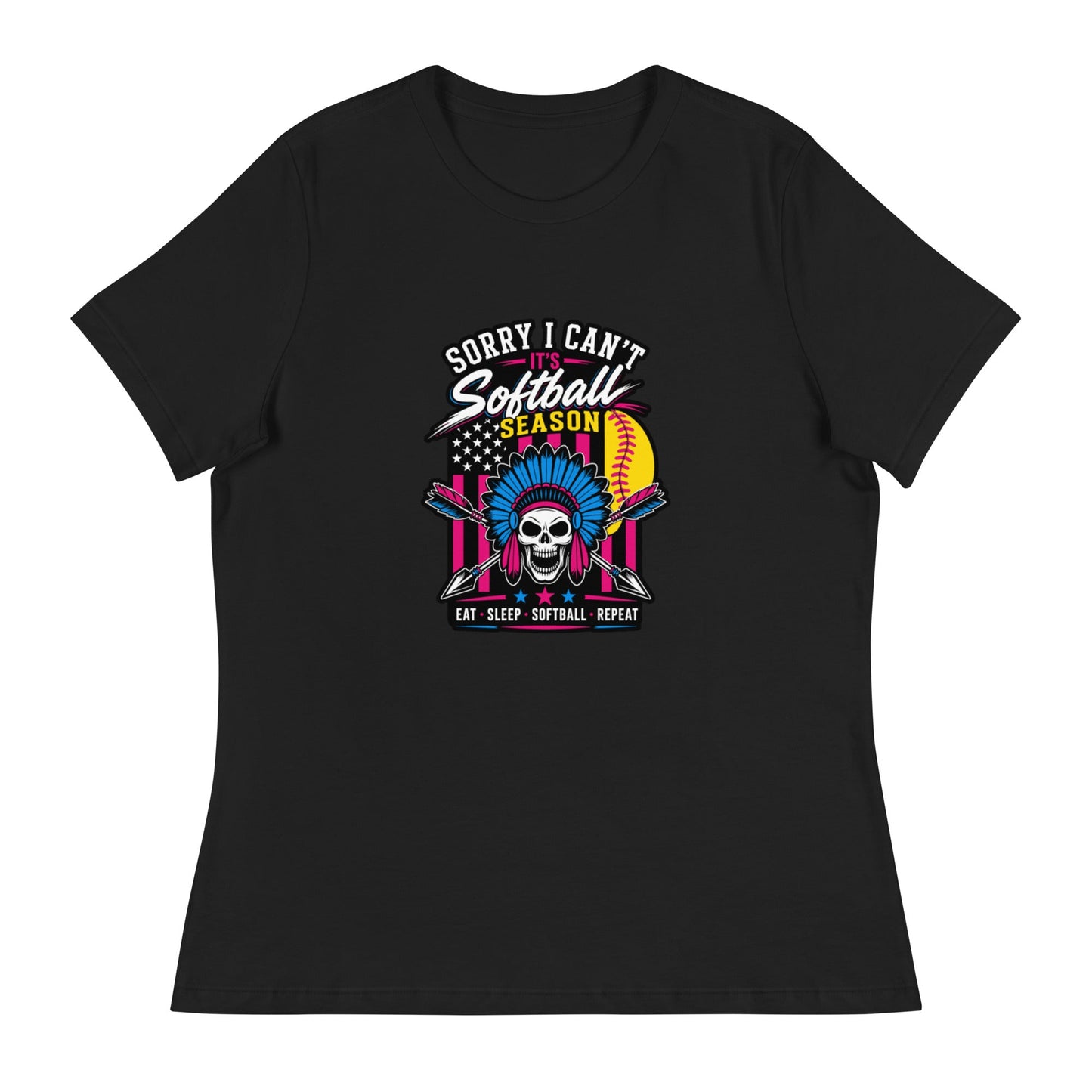Performance | Women's Relaxed T Shirt | Savage Softball | Tribal Ace Logo