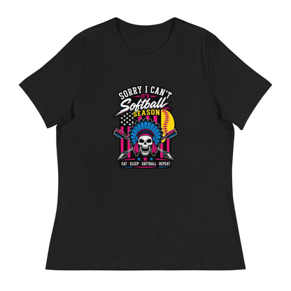 Performance | Women's Relaxed T Shirt | Savage Softball | Tribal Ace Logo