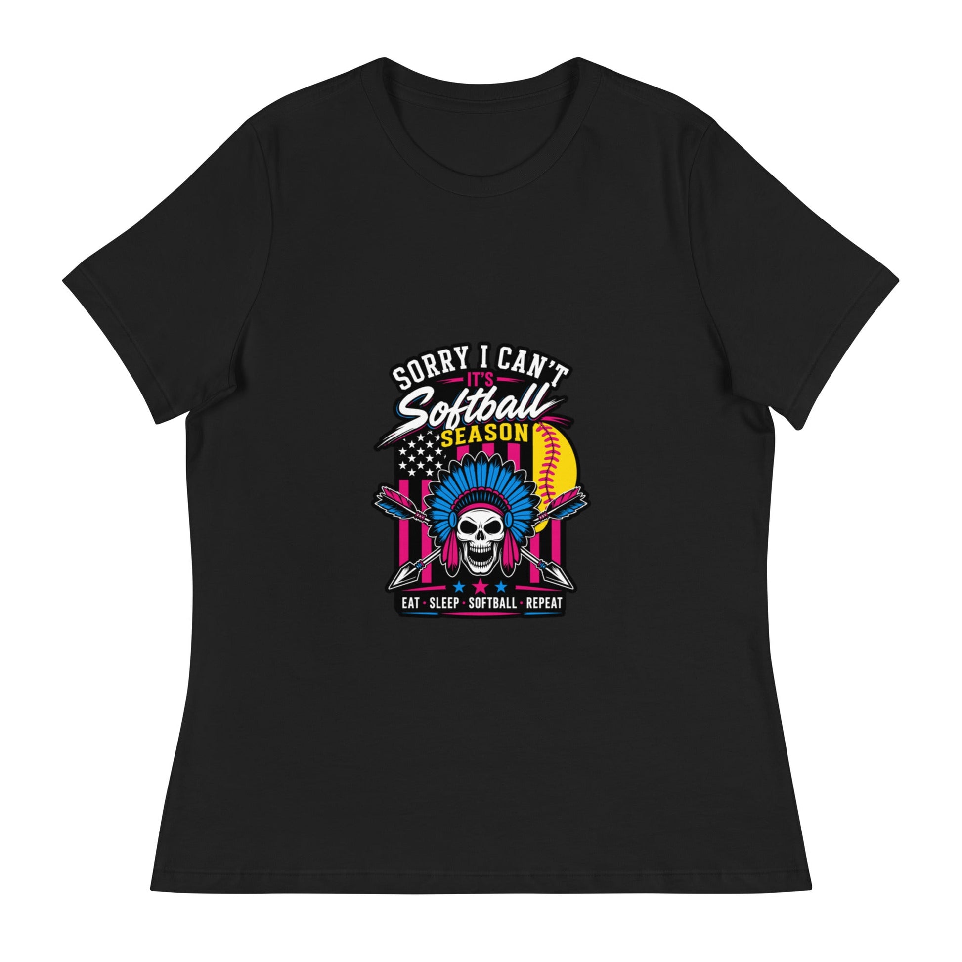 Performance | Women's Relaxed T Shirt | Savage Softball | Tribal Ace Logo