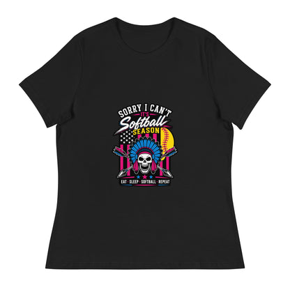 Performance | Women's Relaxed T Shirt | Savage Softball | Tribal Ace Logo