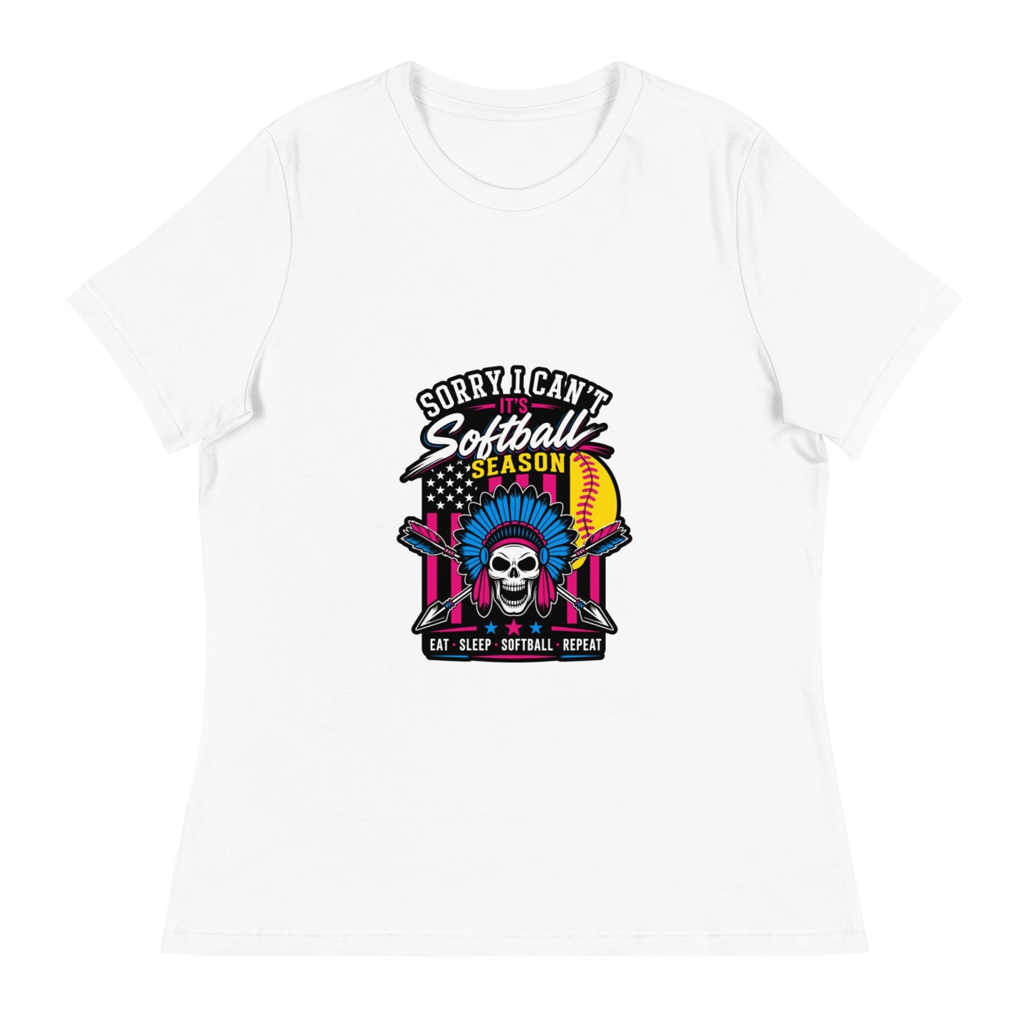 Performance | Women's Relaxed T Shirt | Savage Softball | Tribal Ace Logo