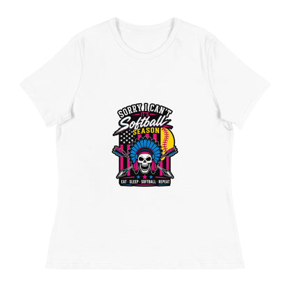 Performance | Women's Relaxed T Shirt | Savage Softball | Tribal Ace Logo