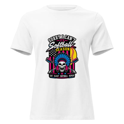Performance | Women's Relaxed T Shirt | Savage Softball | Tribal Ace Logo