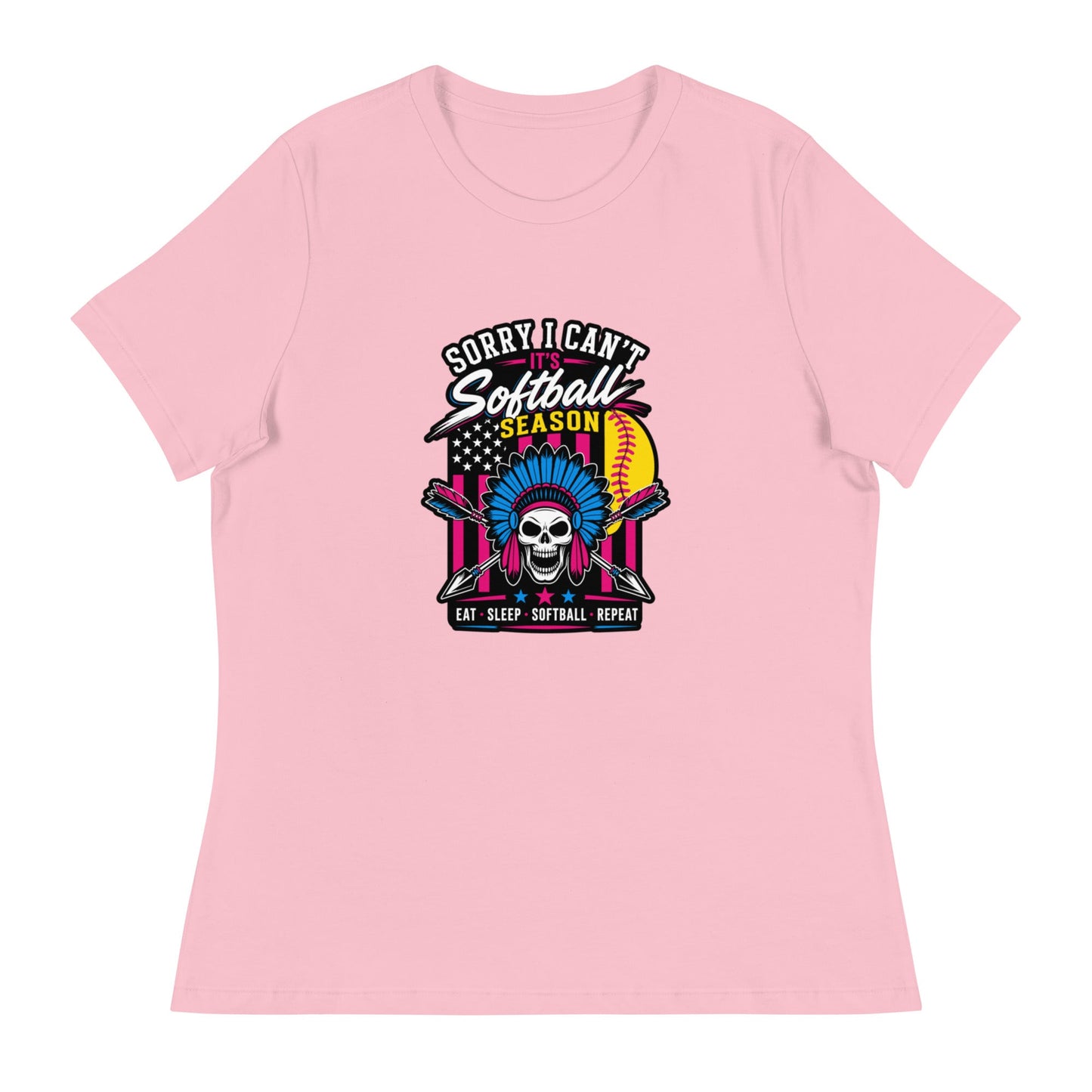Performance | Women's Relaxed T Shirt | Savage Softball | Tribal Ace Logo