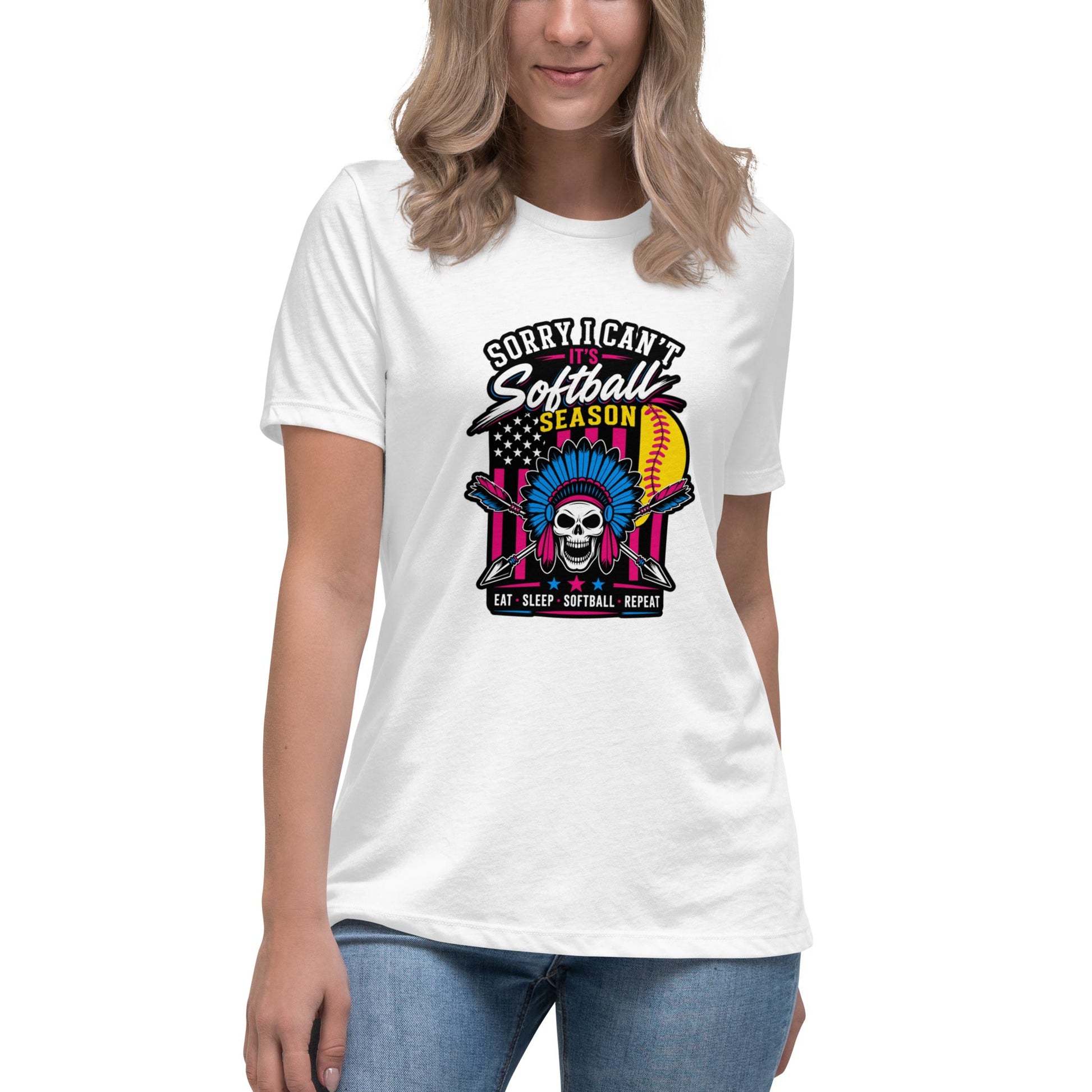 Performance | Women's Relaxed T Shirt | Savage Softball | Tribal Ace Logo