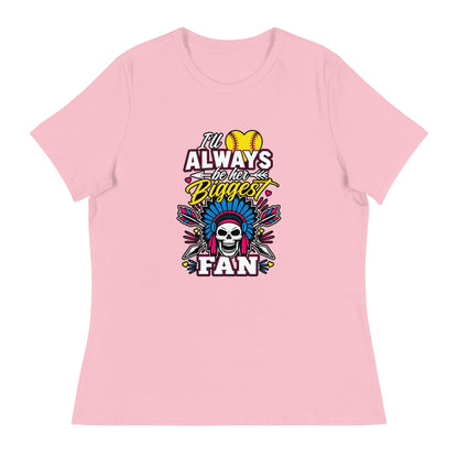Performance | Women's Relaxed T Shirt | Savage Softball | Valor Logo
