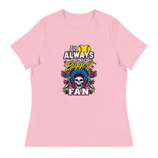 Performance | Women's Relaxed T Shirt | Savage Softball | Valor Logo
