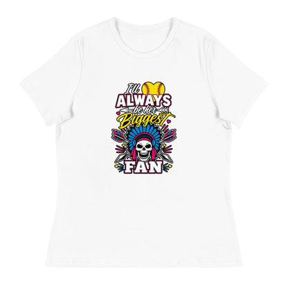 Performance | Women's Relaxed T Shirt | Savage Softball | Valor Logo