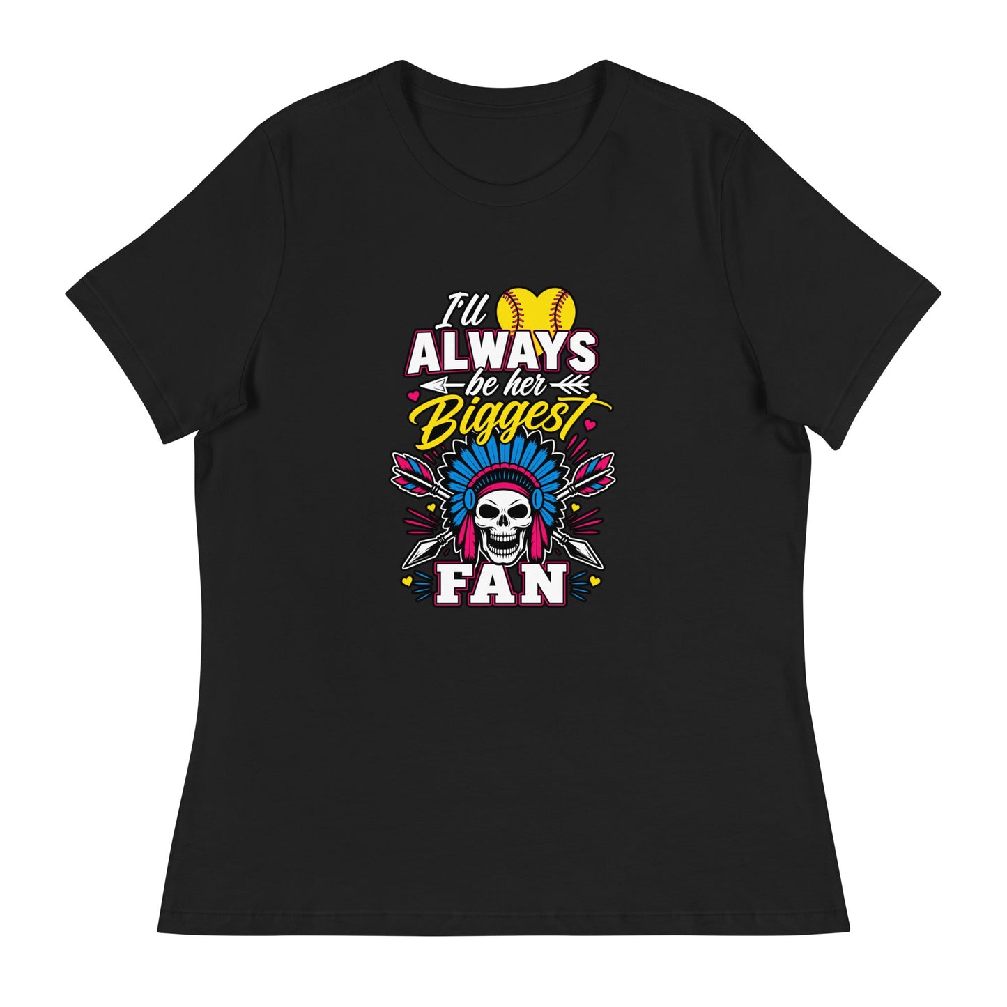 Performance | Women's Relaxed T Shirt | Savage Softball | Valor Logo
