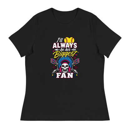 Performance | Women's Relaxed T Shirt | Savage Softball | Valor Logo