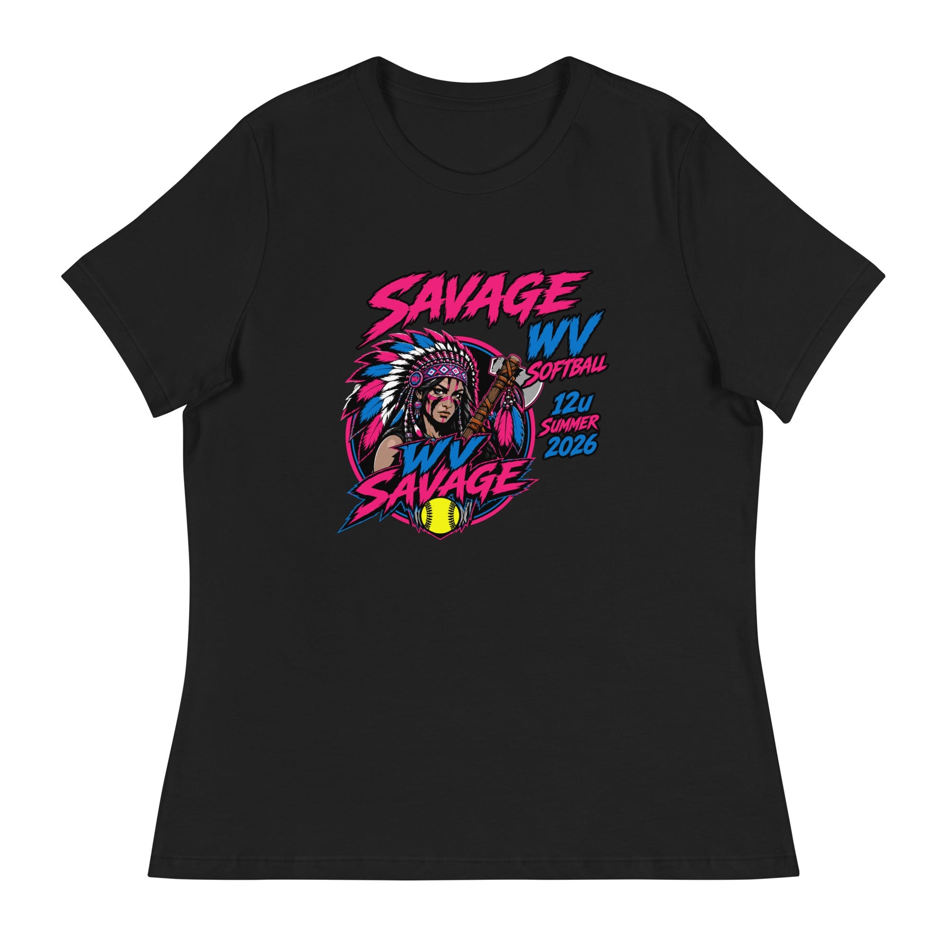 Performance | Women's Relaxed T Shirt | Savage | Vanguard Logo