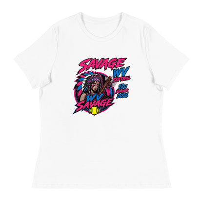 Performance | Women's Relaxed T Shirt | Savage | Vanguard Logo