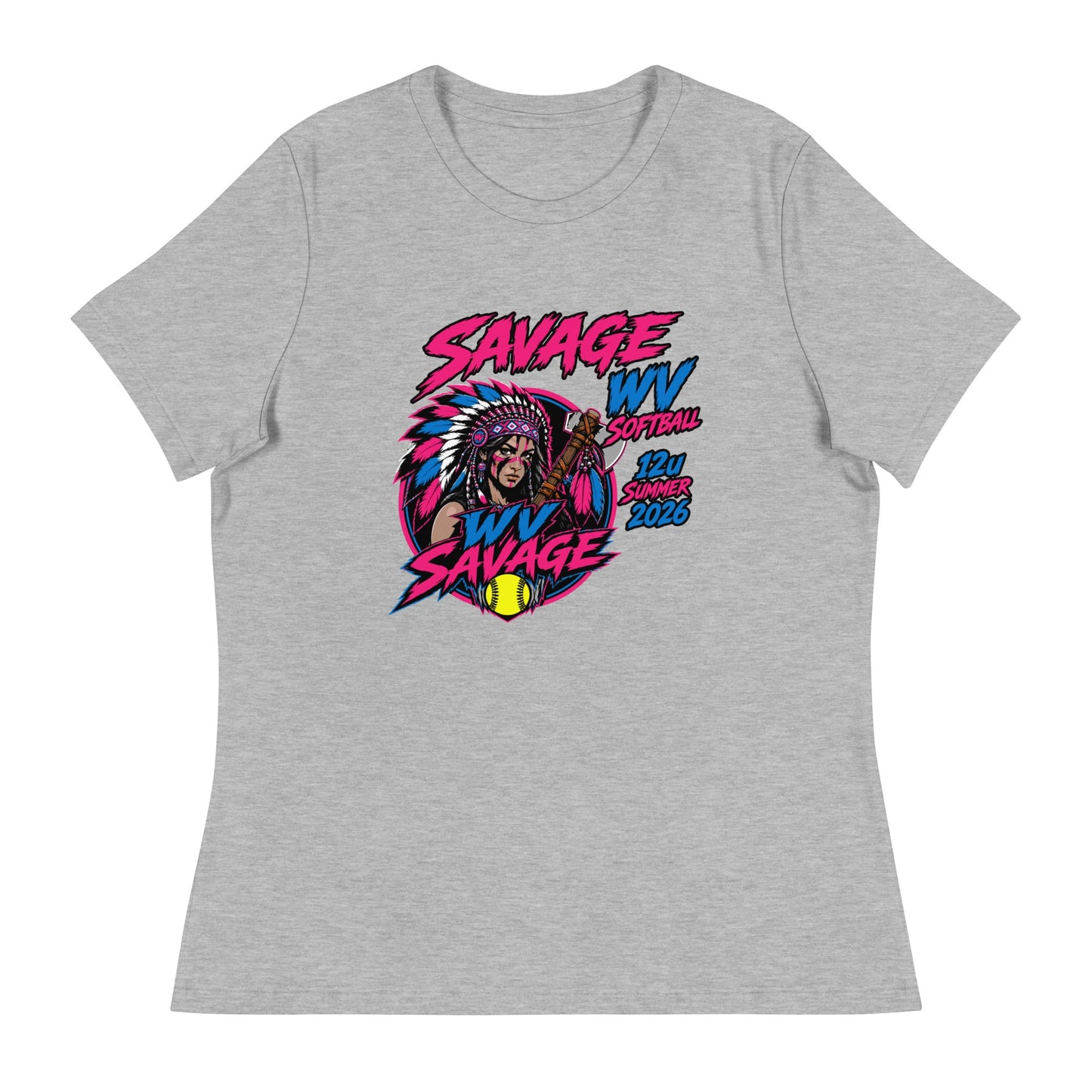 Performance | Women's Relaxed T Shirt | Savage | Vanguard Logo