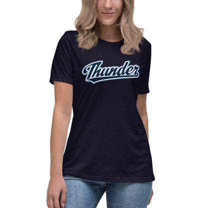 Performance | Women's Relaxed T Shirt | SCAA Thunder | Script Logo